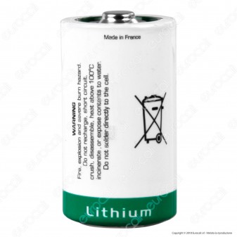 Saft Batteria Al Litio LS 33600 Torcia D - Batteria Singola