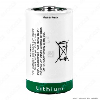 Saft Batteria Al Litio LSH 20 ER-D Torcia D - Batteria Singola