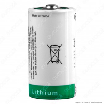 Saft Batteria Al Litio LS 26500 Mezzatorcia C - Batteria Singola