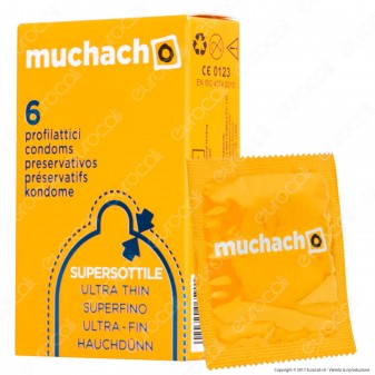 Muchacho Ultra Thin - Scatola da 6 Preservativi