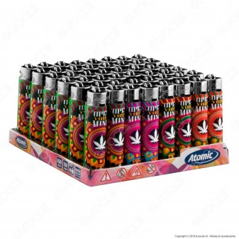 Atomic Festival Accendino Maxi Ricaricabile Fantasia Mandalas - Box