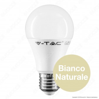 V-Tac PRO VT-285 Lampadina LED E27 8,5W Bulb A60 Chip Samsung - SKU