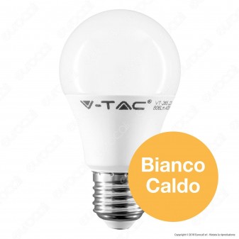 V-Tac PRO VT-265 Lampadina LED E27 6,5W Bulb A60 Chip Samsung - SKU