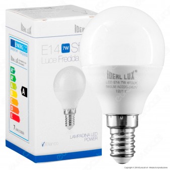 Ideal Lux Lampadina LED E14 7W MiniGlobo P45 - mod. 151731 / 151946