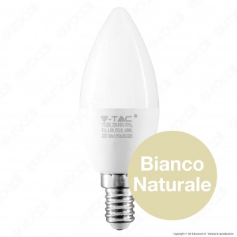 V-Tac PRO VT-255 Lampadina LED E14 4,5W Candela Chip Samsung - SKU