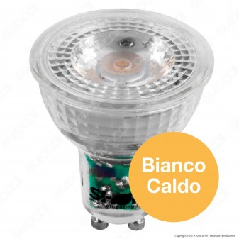 Bot Lighting Shot All Glass Lampadina LED GU10 6,2W Faretto Spotlight