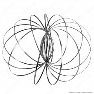 Champ Flow Bracelet Bracciale 3D a Molla Multigioco - Argento