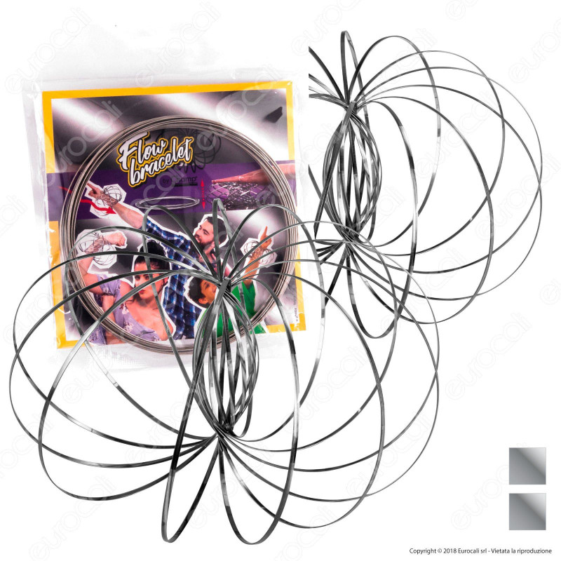 Kit Champ Flow Bracelet Bracciale 3D a Molla Multigioco Argento - 2