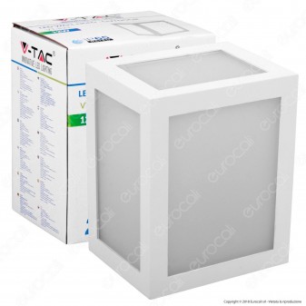 V-Tac VT-822 Lampada LED da Muro 12W Wall Light Colore Bianco - SKU