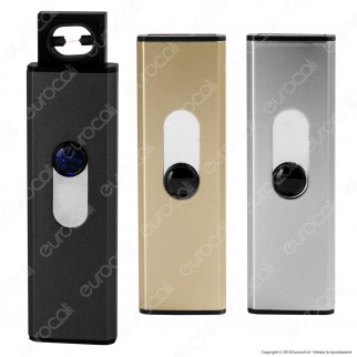 Champ Push Up ARC Lighter Accendino USB Antivento Ricaricabile - 1