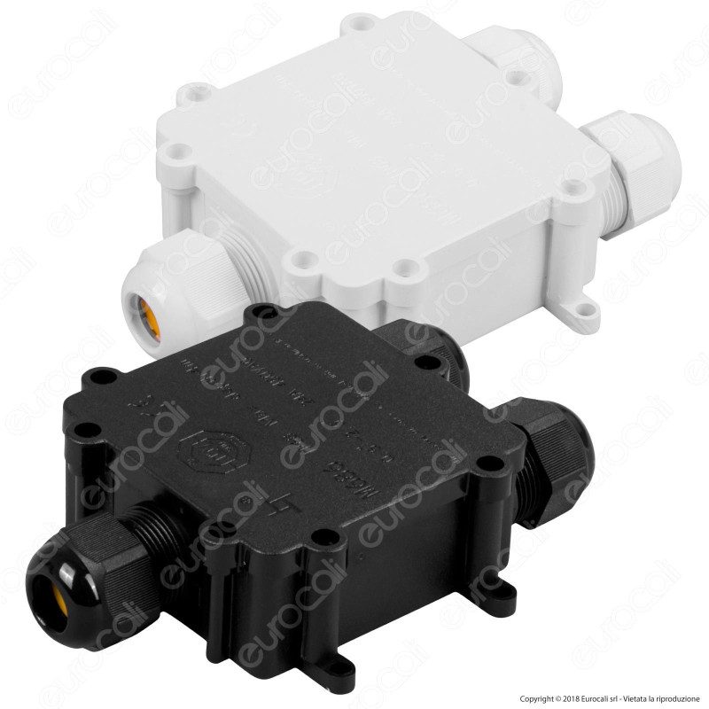 V-Tac VT-870 Scatola di Derivazione con 3 Terminali - SKU 5980 / 5981