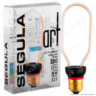 Segula Art Line Lampadina E27 Filamento LED Modellato 8W Forma