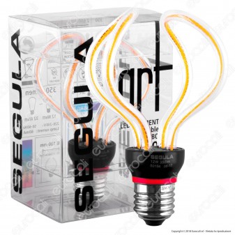 Segula Art Line Lampadina E27 Filamento LED Modellato 12W Forma Globo