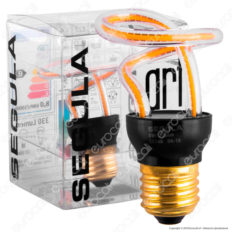 Segula Art Line Lampadina E27 Filamento LED Modellato 8W Forma Nodo