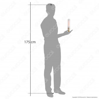 Segula Lampadina E27 Filamento LED 20W Tubolare Effetto Frost