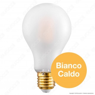 Girard Sudron Lampadina LED E27 10W Bulb A70 Frost Filamento - mod.