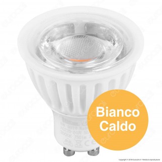 Ideal Lux Lampadina LED GU10 8W COB Faretto Spotlight in Ceramica e