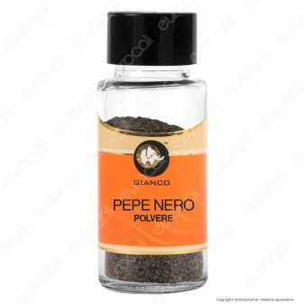 Gianco Pepe Nero in Polvere - Vasetto in Vetro