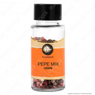 Gianco Pepe Mix in Grani - Vasetto in Vetro