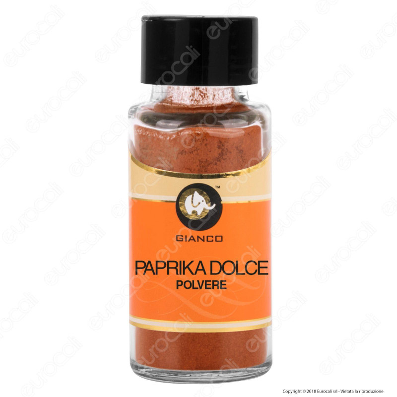 Gianco Paprika Dolce in Polvere - Vasetto in Vetro