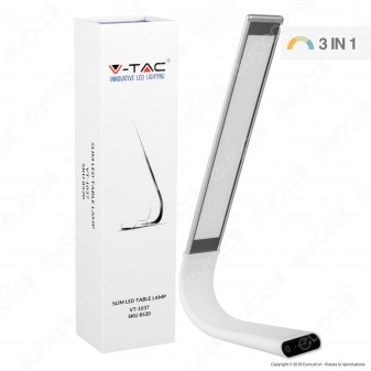V-Tac VT-1037 Lampada da Tavolo LED 6,5W Touch Dimmerabile