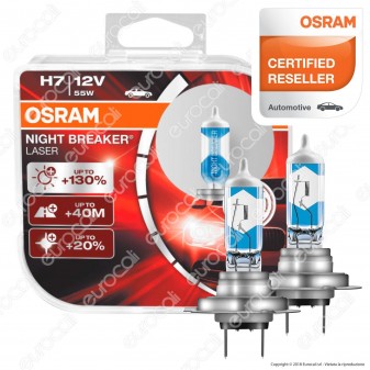 Osram Night Breaker Laser - 2 Lampadine H7