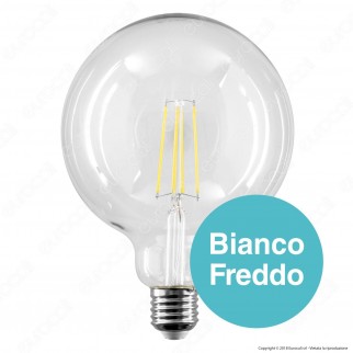 V-Tac VT-2147 Lampadina LED E27 6W Globo G125 Chip Samsung - SKU 7427