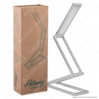 CFG Luce Quadra Hilary Lampada da Tavolo LED 3W Snodabile Dimmerabile