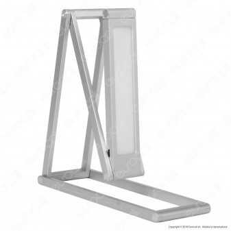 CFG Luce Quadra Hilary Lampada da Tavolo LED 3W Snodabile Dimmerabile