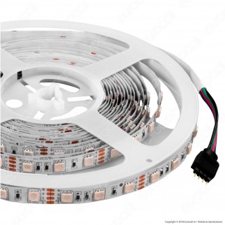 V-Tac Striscia LED 5050 Multicolore RGB 60LED/metro - Bobina da 5