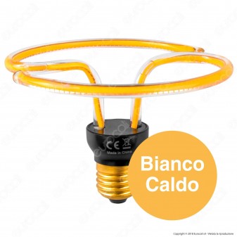 Segula Art Line Lampadina E27 Filamento LED Modellato 12W Forma Ufo