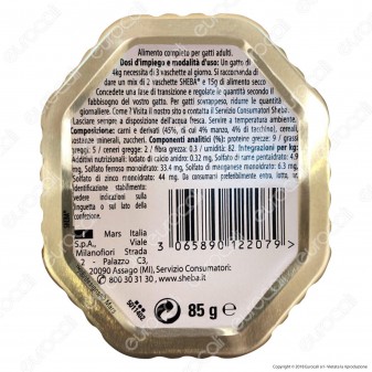 Sheba Selezione in Salsa Cibo per Gatti al Gusto Manzo e Tacchino -