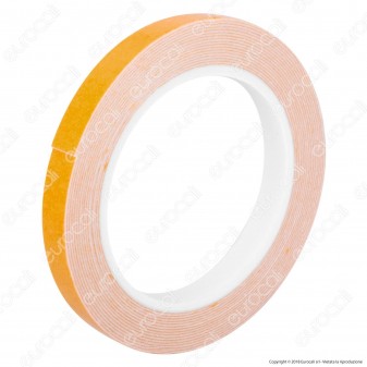 Life Nastro Biadesivo 3M in Schiuma Polietilenica Lunghezza 5 Metri -