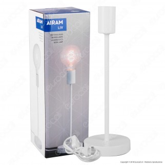 Airam Bot Lighting LIV Lampada da Tavolo con Portalampada per
