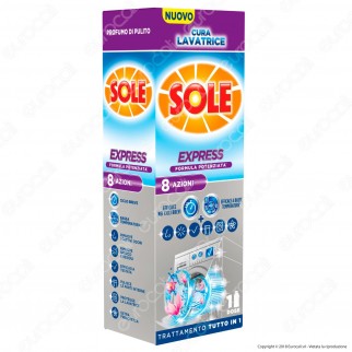 Sole Cura Lavatrice Express - 3 Flaconi da 250ml