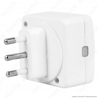 Life Presa Wireless Bivalente con Spina 16A - mod. 38.1040401P