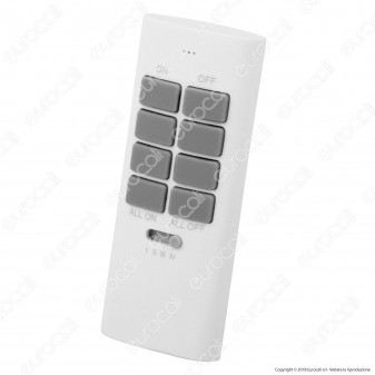 Life Radiocomando con 12 Canali Memorizzabili per Presa Wireless