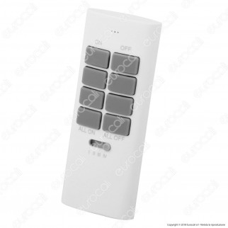 Life Radiocomando con 12 Canali Memorizzabili per Presa Wireless