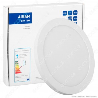 Airam Bot Lighting Pannello LED Rotondo 12W SMD Superficiale o
