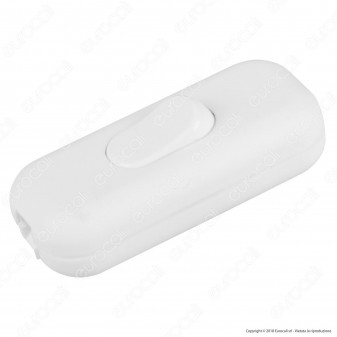 FAI Interruttore Passafilo Unipolare a Bilanciere Colore Bianco -