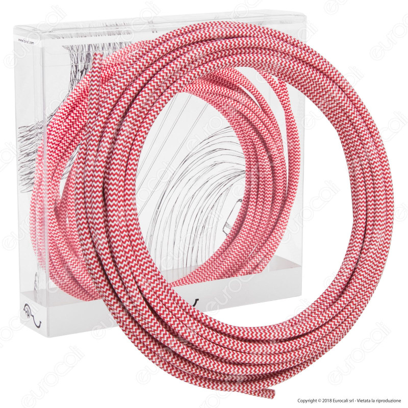 FAI Cavo di Collegamento Elettrico in Corda per Lampade di Design