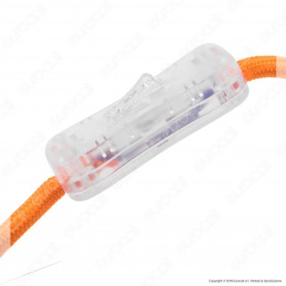 FAI Cavo di Alimentazione Bipolare in Corda con Interruttore e Spina