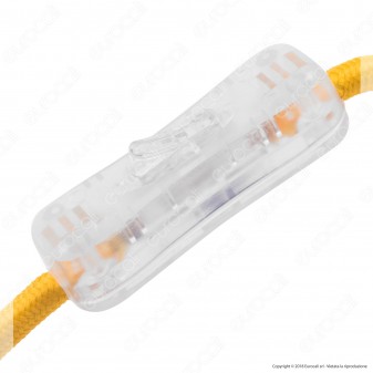 FAI Cavo di Alimentazione Bipolare in Corda con Interruttore e Spina