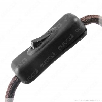 FAI Cavo di Alimentazione Bipolare in Corda con Interruttore e Spina