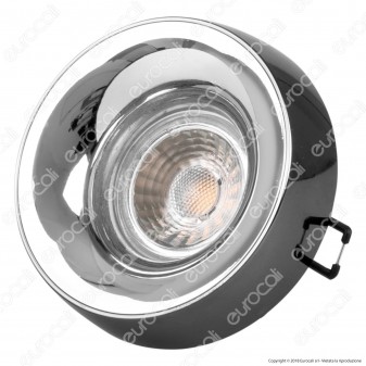 Kanlux ELNIS L Portafaretto Rotondo da Incasso Colore Antracite e