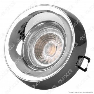 Kanlux ELNIS L Portafaretto Rotondo da Incasso Colore Antracite e