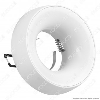 Kanlux ELNIS L Portafaretto Rotondo da Incasso Colore Bianco per