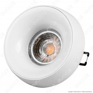 Kanlux ELNIS L Portafaretto Rotondo da Incasso Colore Bianco per