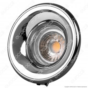 Kanlux ELNIS S Portafaretto Rotondo da Incasso Colore Antracite e