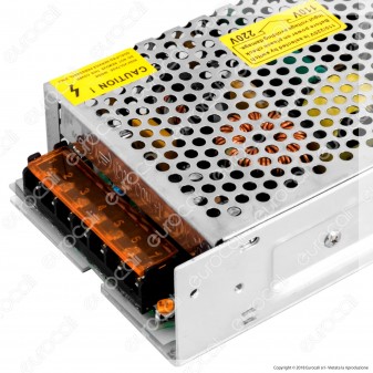 Life Alimentatore 150W Per Uso Interno 24V a 2 Uscite con Morsetti a